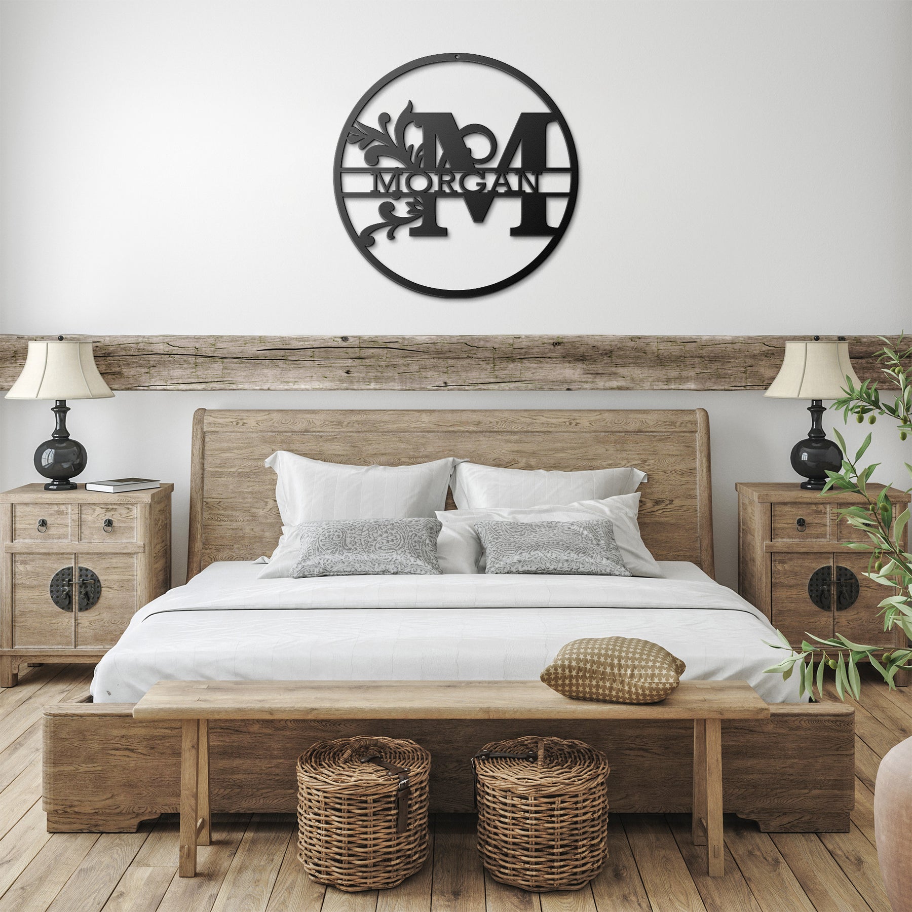 Custom Metal Signs | Monogram Wall Decor | Metal Wall Art | Last Name ...