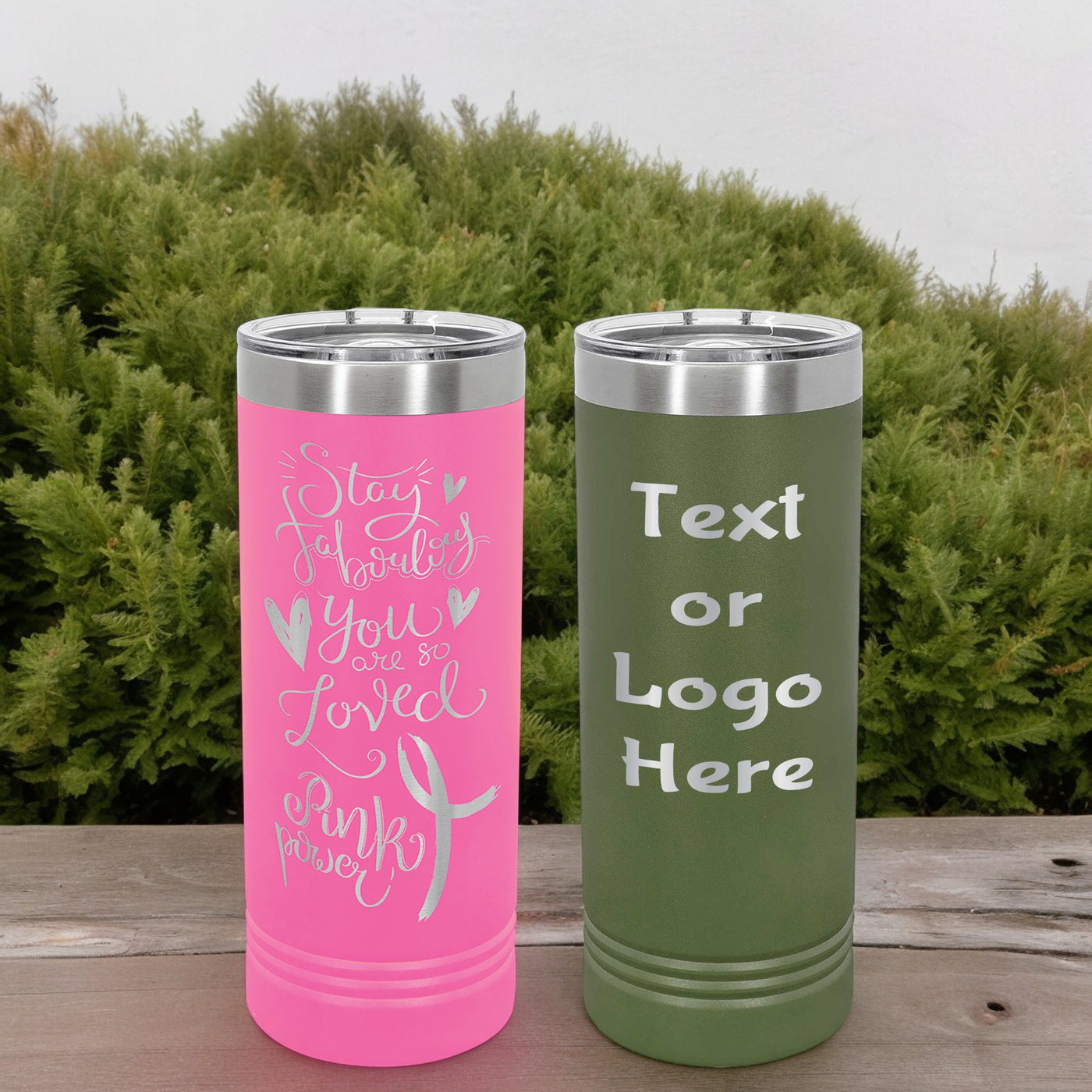 Skinny Personalized Tumblers