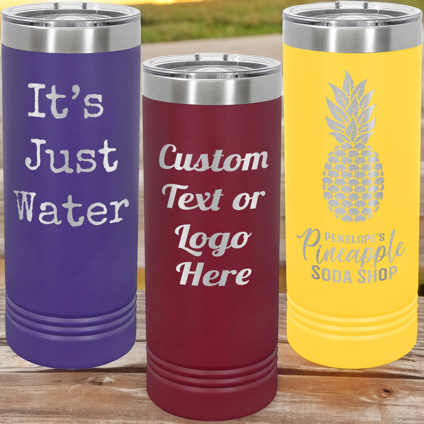 22oz Skinny Tumblers