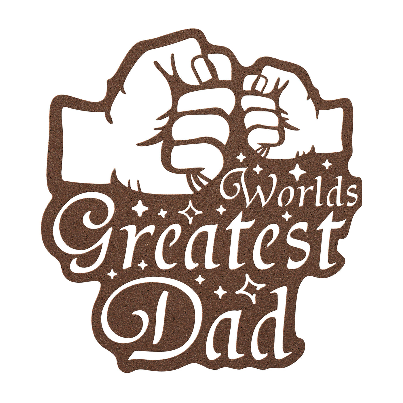 Worlds Greatest Dad Metal Sign