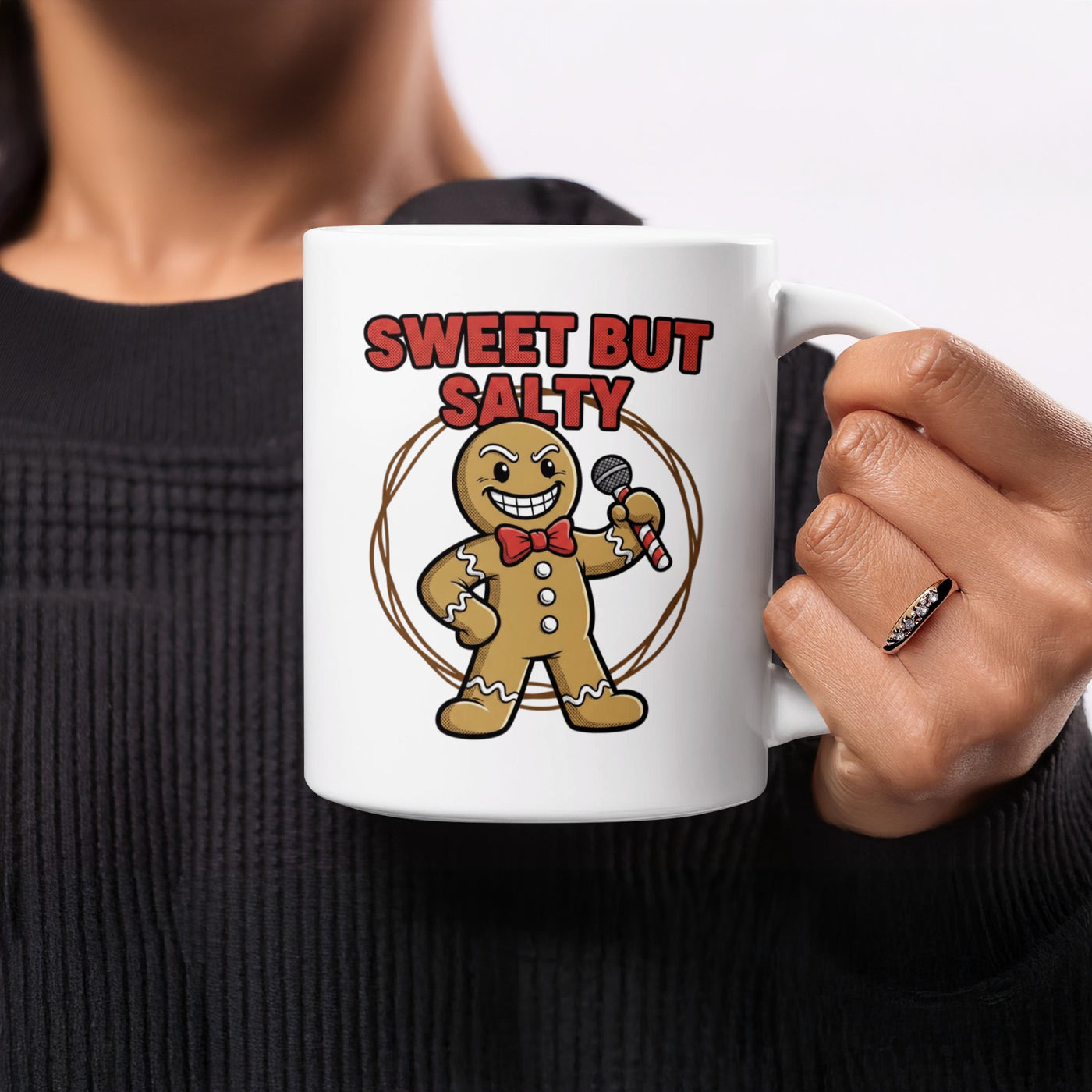 Sweet But Salty Gingerbread Man Coffee Mug