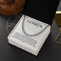 To My Nephew Cuban Link Chain with Oezzo message card – photo 4