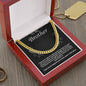 To My Brother Cuban Link Chain with Oezzo message card – photo 14