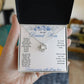 To My Mom Love Knot Necklace with Oezzo message card – photo 3