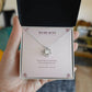 To My Aunt Love Knot Necklace with Oezzo message card – photo 3