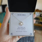 To My Niece Love Knot Necklace v2