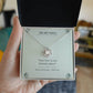 To My Nana Love Knot Necklace with Oezzo message card – photo 3