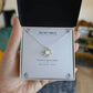 To My Niece Love Knot Necklace with Oezzo message card – photo 3