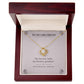 To My Girlfriend Love Knot Necklace with Oezzo message card – photo 5
