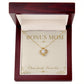 Bonus Mom Love Knot Necklace with Oezzo message card – photo 5