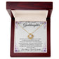 To My Goddaughter Love Knot Necklace with Oezzo message card – photo 5