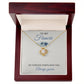 To My Fiancée Love Knot Necklace with Oezzo message card – photo 5