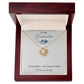 To My Godmother Love Knot Necklace with Oezzo message card – photo 5