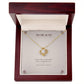 To My Aunt Love Knot Necklace with Oezzo message card – photo 5