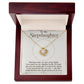 To My Stepdaughter Love Knot Necklace with Oezzo message card – photo 5