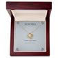 To My Niece Love Knot Necklace with Oezzo message card – photo 5