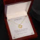 To My Aunt Love Knot Necklace v2