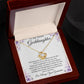 To My Goddaughter Love Knot Necklace with Oezzo message card – photo 6