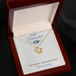 To My Godmother Love Knot Necklace with Oezzo message card – photo 6