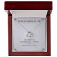 To My Daughter-in-Law Love Knot Necklace with Oezzo message card – photo 4