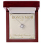 Bonus Mom Love Knot Necklace with Oezzo message card – photo 4