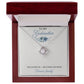 To My Godmother Love Knot Necklace with Oezzo message card – photo 4