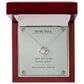 To My Nana Love Knot Necklace with Oezzo message card – photo 4