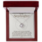 To My Stepdaughter Love Knot Necklace with Oezzo message card – photo 4