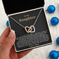 Hand holding the black and gold To My Daughter card from Dad gift box beside blue Christmas ornaments