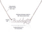 Dog Memorial Paw Print Name Necklace — Pet Loss Remembrance Sympathy Gift with Card