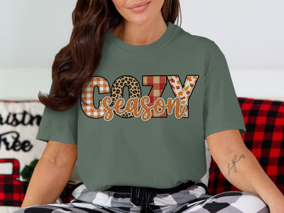 Cozy Season Graphic Tee Fashionable Apparel