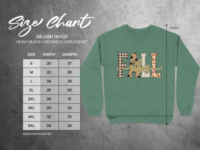 Fall Vibes Graphic Heavy Blend Crewneck Sweatshirt