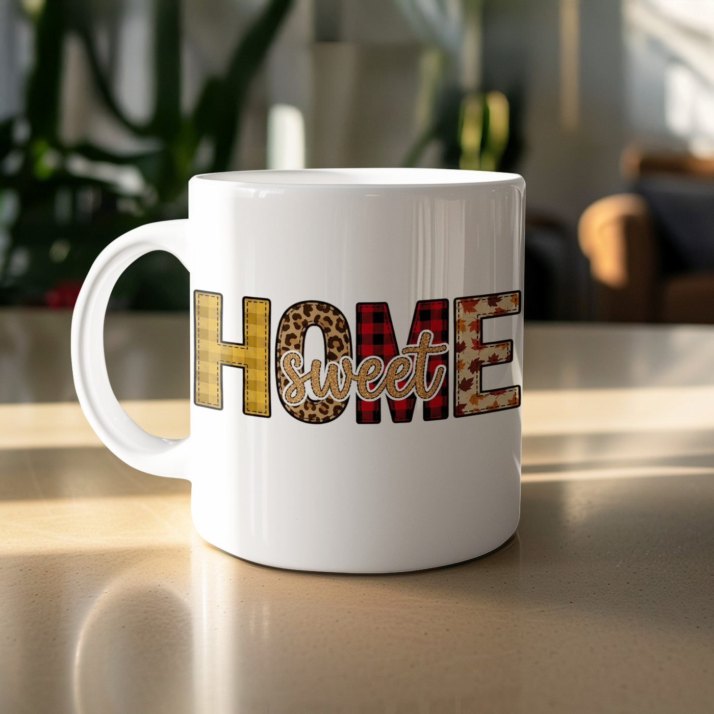 Home Sweet Home Decorative Pattern Mug