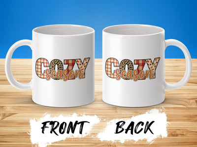 Cozy Season Front and Back Mug for Hot Beverages