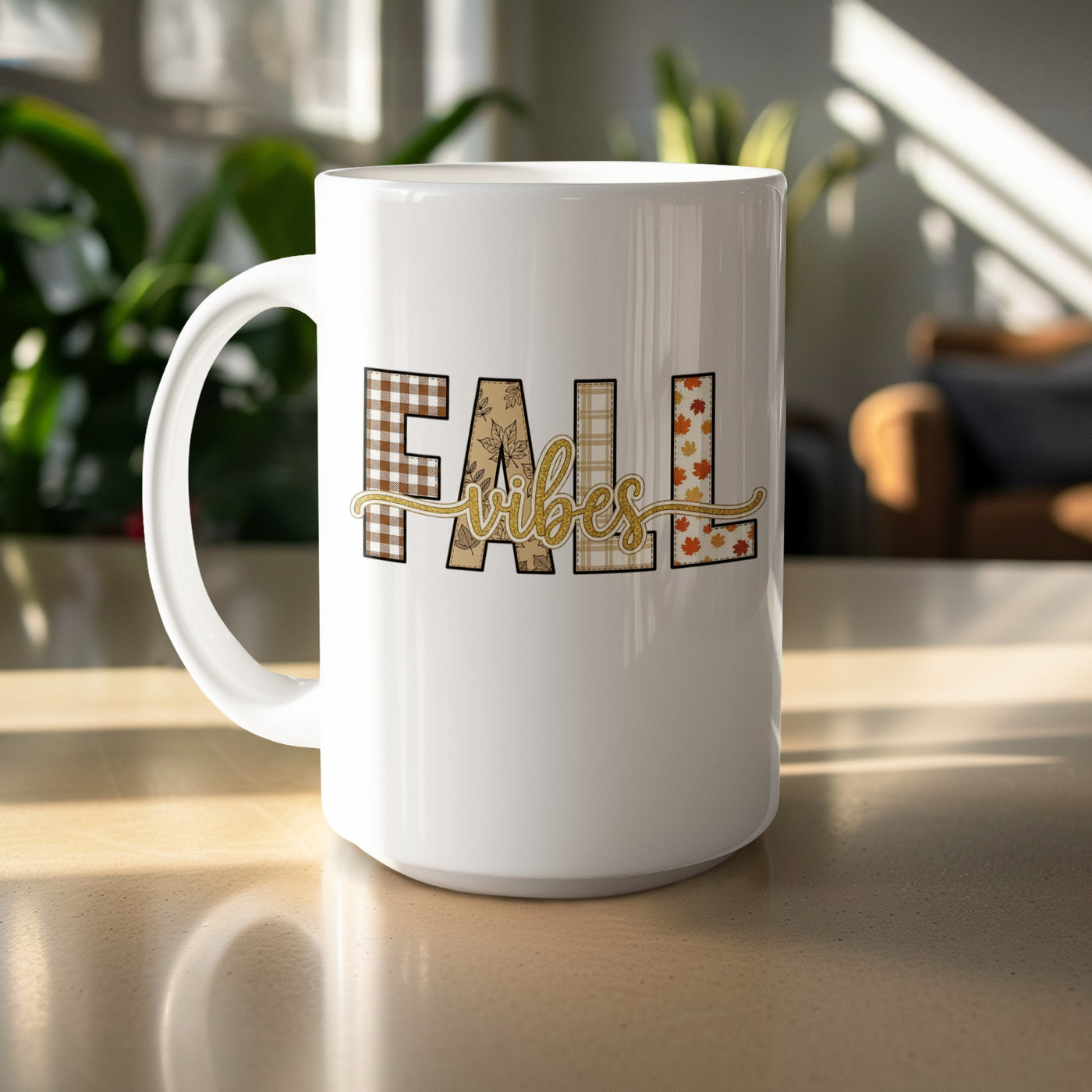 Fall Vibes Graphic Print Mug