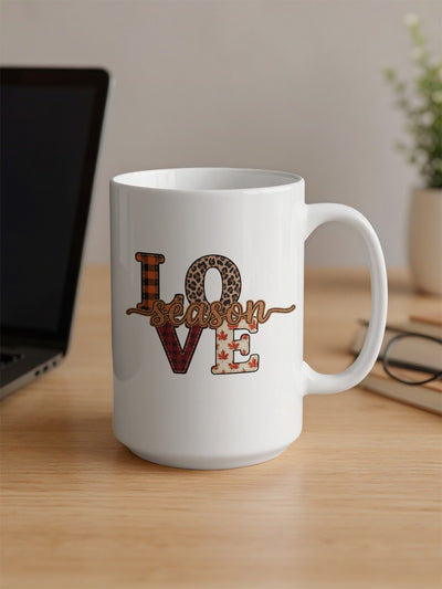 Love Season Autumn Themed Mug For Cozy Days