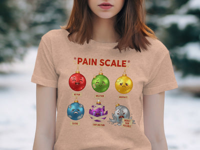 Cute Pain Scale Emoji Chart T-Shirt