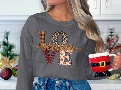 LOVE Season Holiday Themed Sweater