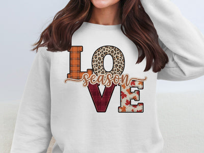 Love Season Fall Themed Sweatshirt