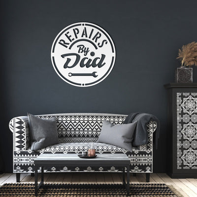 White Metal Wall Art