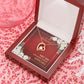 Hey Sis, Be My Bridesmaid Heart Necklace
