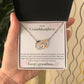 From Grandma to Granddaughter Heart Necklace