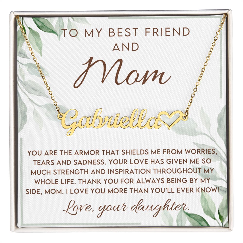 Best Friend and Mom Necklace