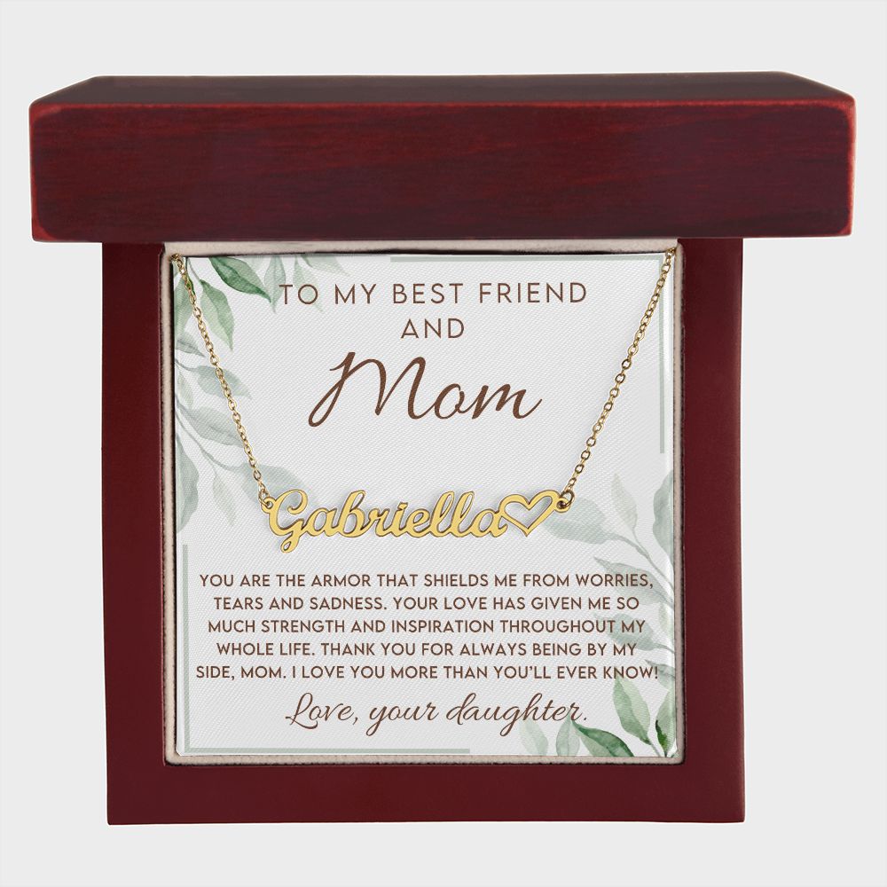 Best Friend and Mom Necklace